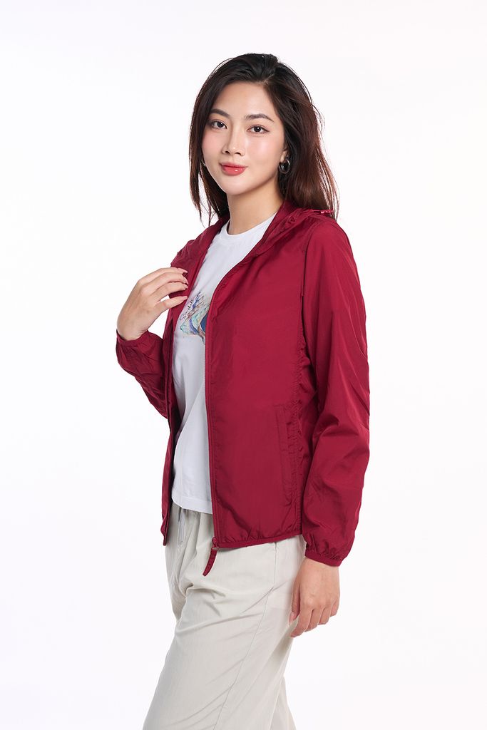 Áo Khoác Dù Nam Nữ Unisex Trượt Nước Siêu Nhẹ Ninomaxx 1811100