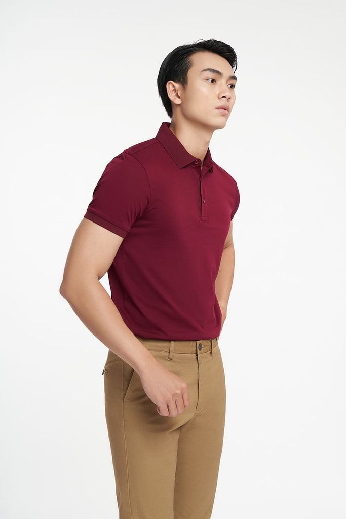 Special Polo Nam Vải Cotton Mercerized Form Travel Fit N&M 2203013