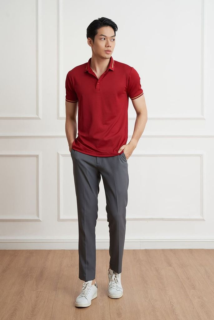 Premium Polo Dòng Áo Polo Nam chơi Golf Pique Cool Touch N&M Club 2104030