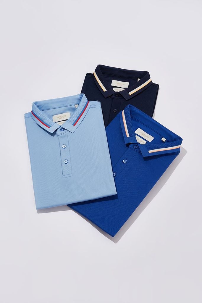 Premium Polo Dòng Áo Polo Nam chơi Golf Pique Cool Touch N&M Club 2104030
