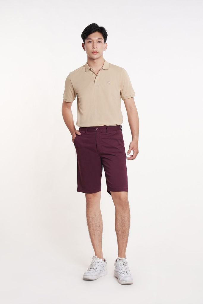 Quần short Kaki Nam co giãn NINOMAXX 2304004