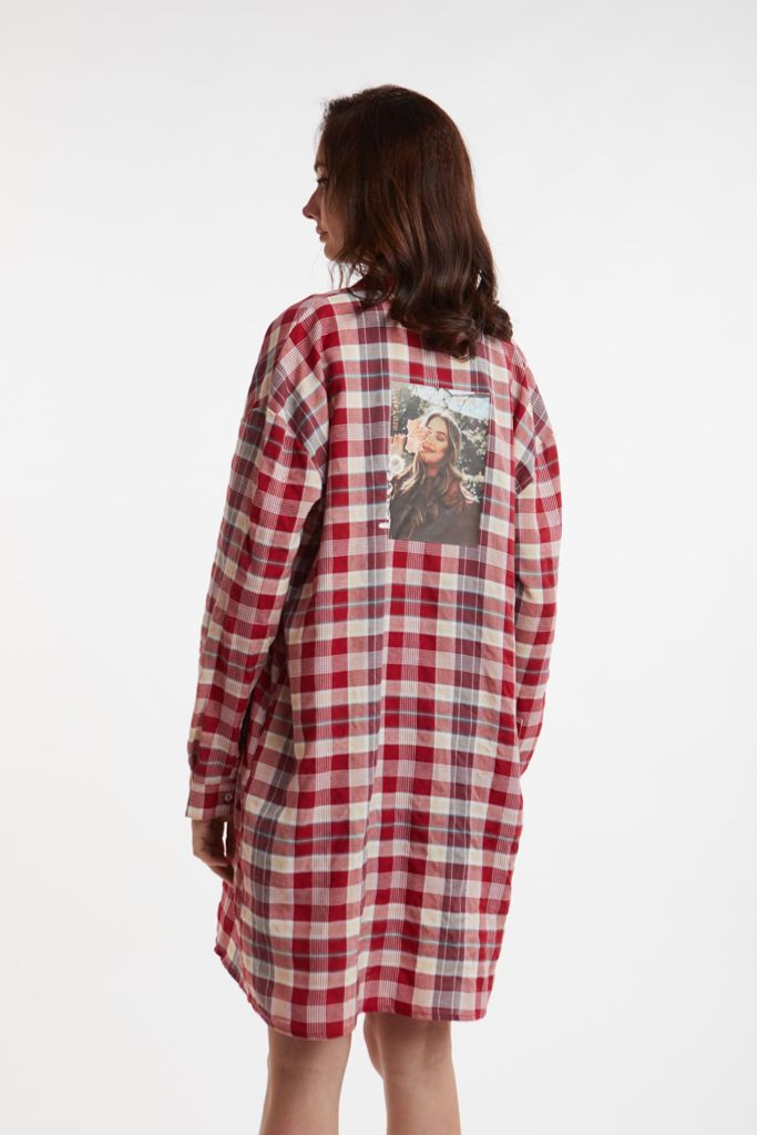 Áo sơ sọc caro dáng cardigan Nữ NINOMAXX 2010030