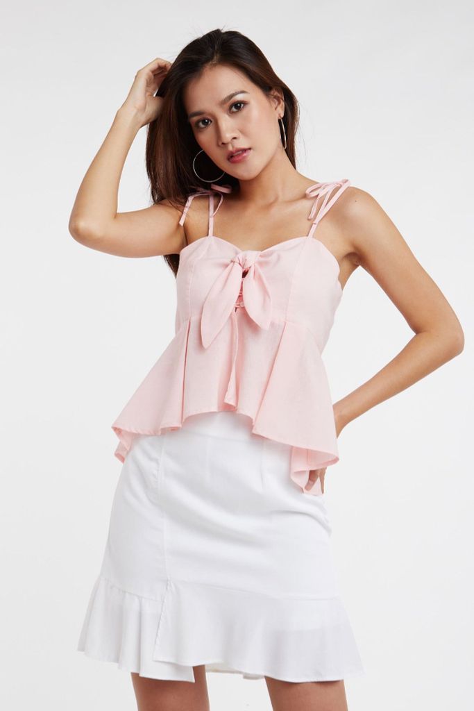 Áo Kiểu Hai Dây Linen Nữ N&M 2002046