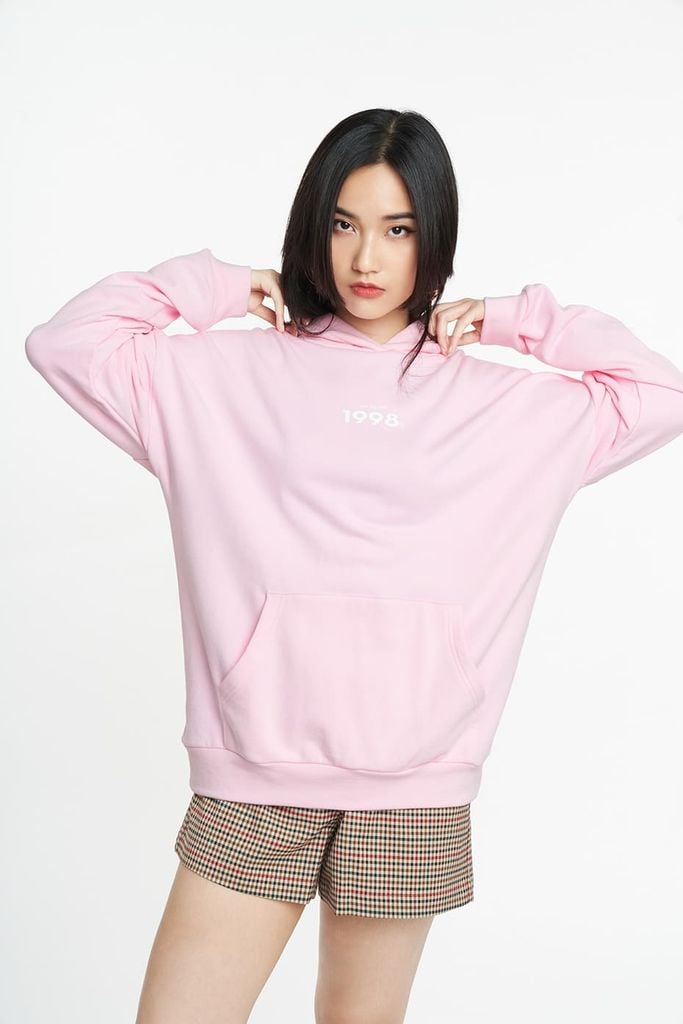 Áo hoodies Nữ tay dài cotton NINOMAXX 2204012