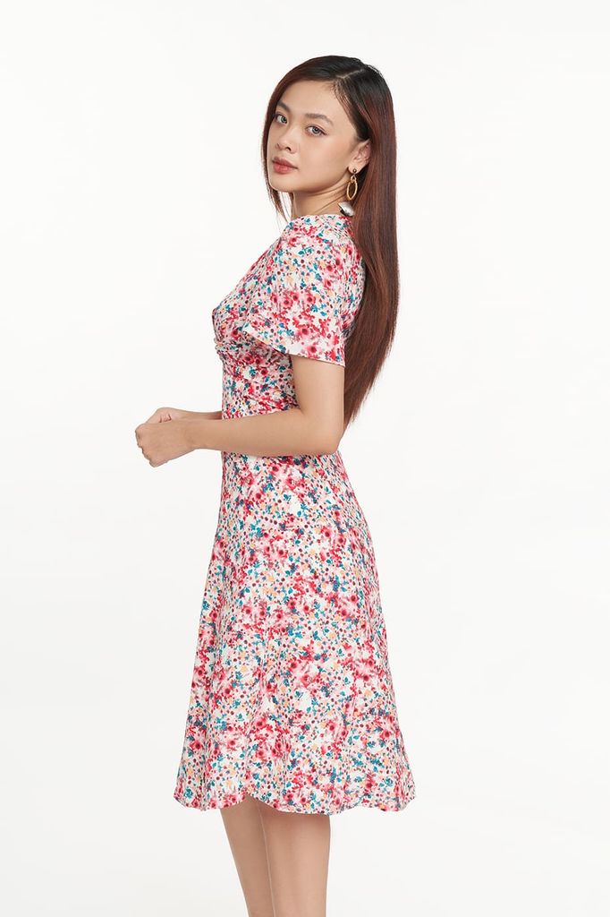 Đầm thời trang Nữ hoạ tiết hoa nhí N&M 2210014
