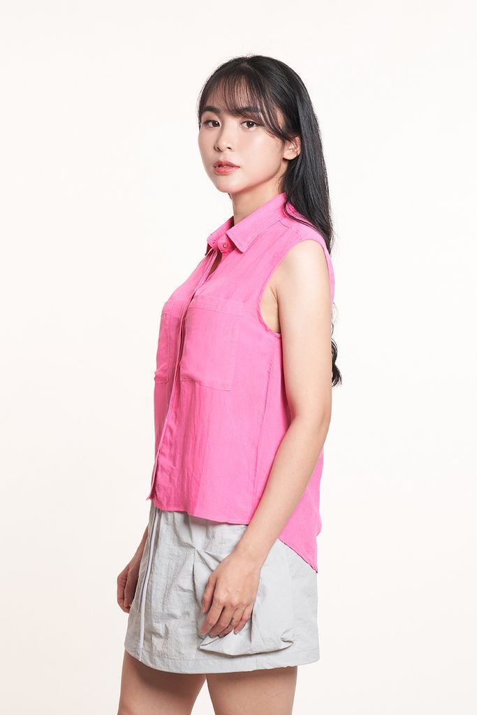Áo sơ mi thời trang Nữ không tay 2408025