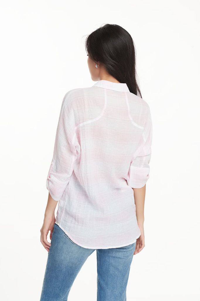 Áo sơ mi thời trang Nữ linen cotton NINOMAXX 1811081