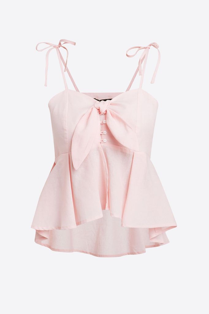 Áo Kiểu Hai Dây Linen Nữ N&M 2002046