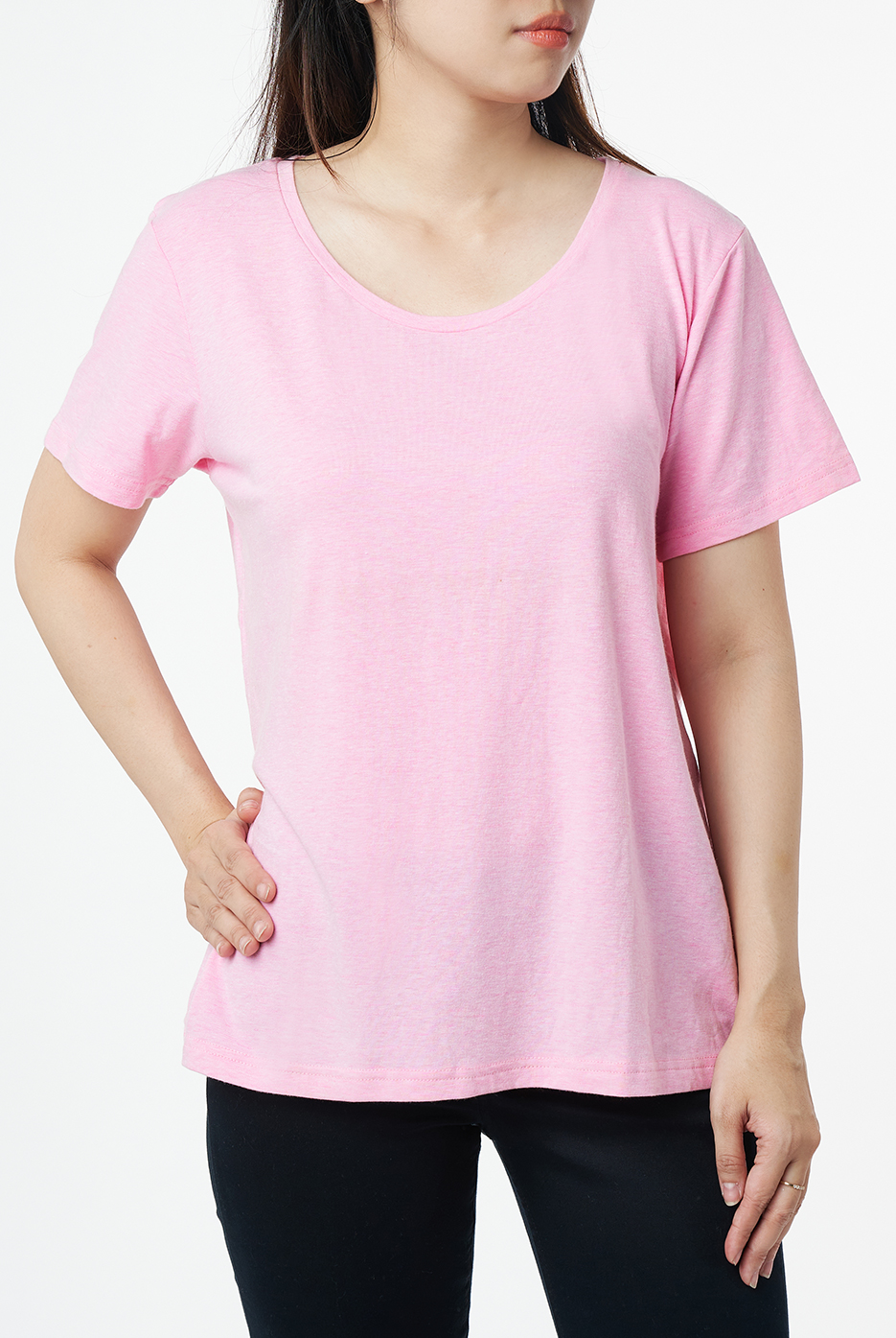 Áo thun Basic Nữ tay ngắn NinoMaxx RED 1609276