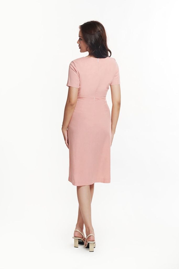 Đầm Renna Ruched Nữ Tencel Linen N&M 2306003