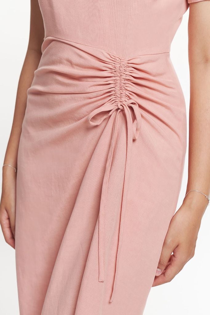 Đầm Renna Ruched Nữ Tencel Linen N&M 2306003