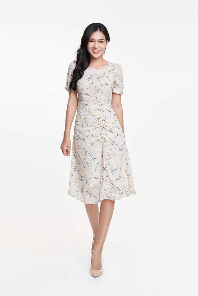 Đầm Nữ Hoạ Tiết Hoa N&M 1912022