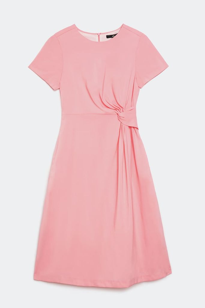 Đầm Nữ Nhấn Eo Cách Điệu Cổ Tròn N&M 2308019