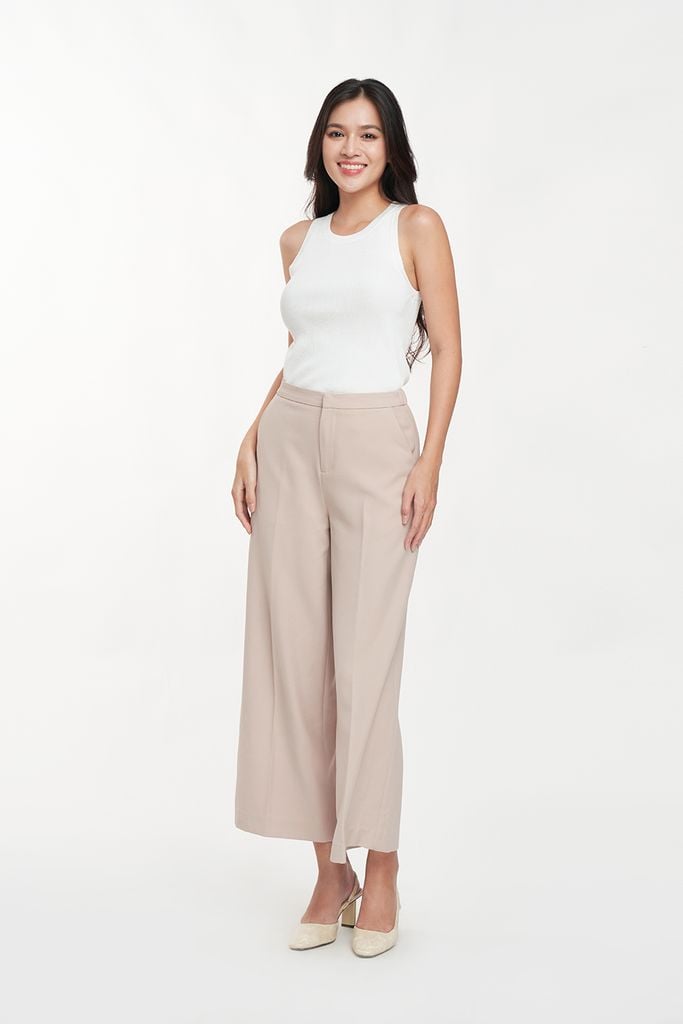 Quần Tây Thời Trang Nữ Ống Rộng Ninomaxx 2212039