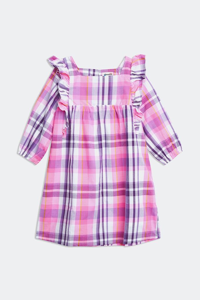 Đầm Bé gái caro cotton NINOMAXX KIDS 2104060