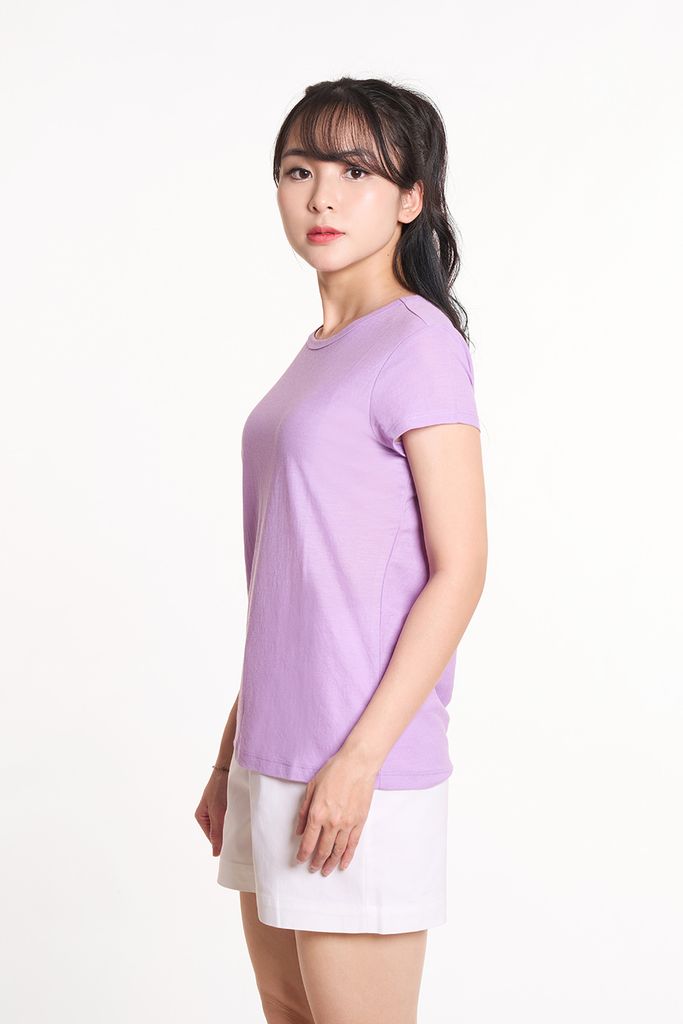 Áo Thun Basic Nữ Tay Ngắn Ninomaxx 2409009