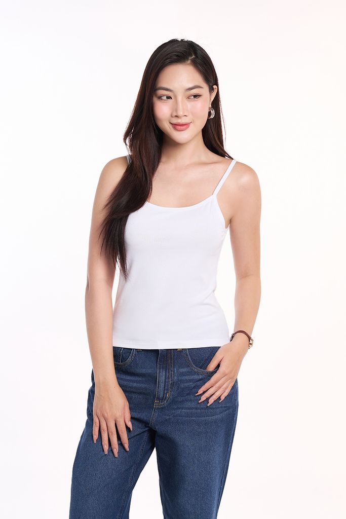 Áo Thun Basic Nữ Không Tay Ninomaxx 2412006