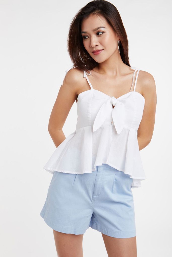 Áo Kiểu Hai Dây Linen Nữ N&M 2002046