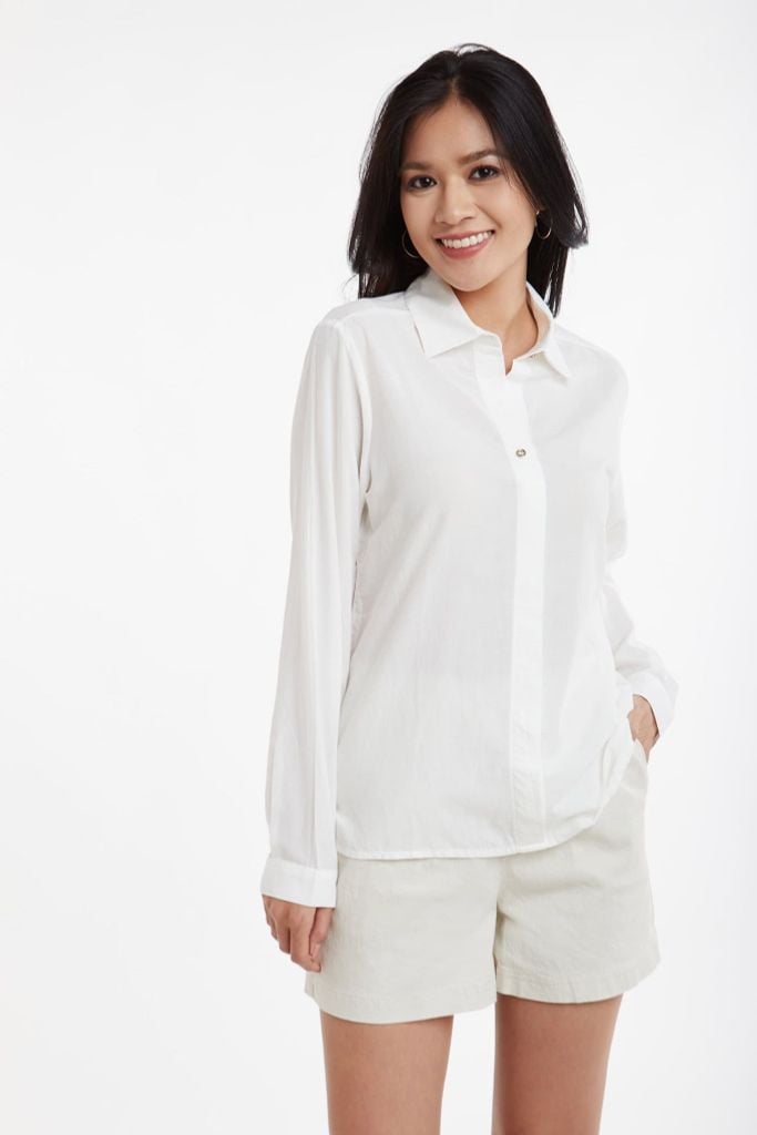 Áo sơ mi basic Nữ form regular N&M 1912099