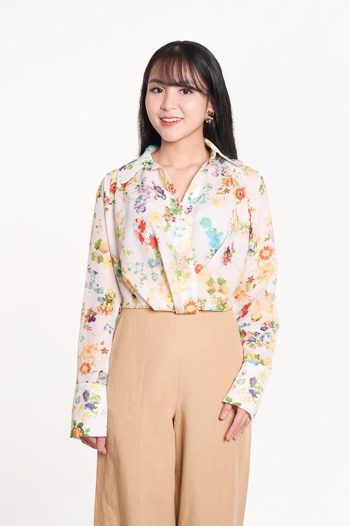 Áo Sơ Mi Thời Trang Nữ Tay Dài 2407024