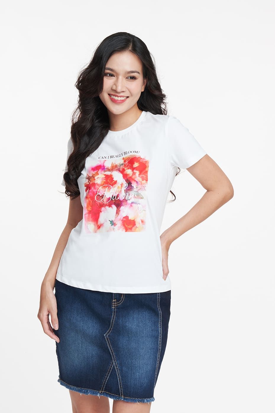 Áo thun Graphic Nữ Cotton NINOMAXX 2206022