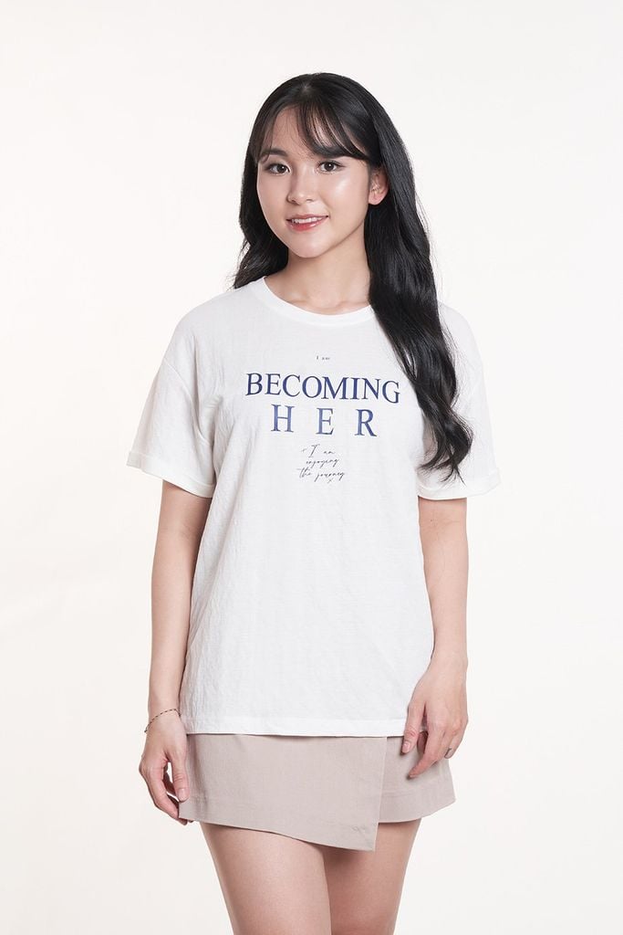 Áo Thun Graphic Nữ Tay Ngắn 2407010