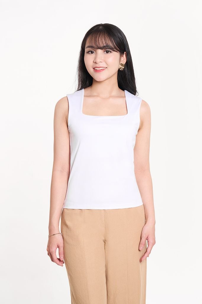 Áo Thun Thời Trang Nữ Không Tay Ninomaxx 2405004