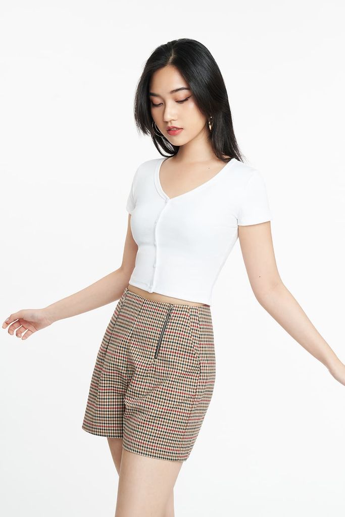 Áo croptop Nữ cotton Rib SWEET SIXTEEN 2206009