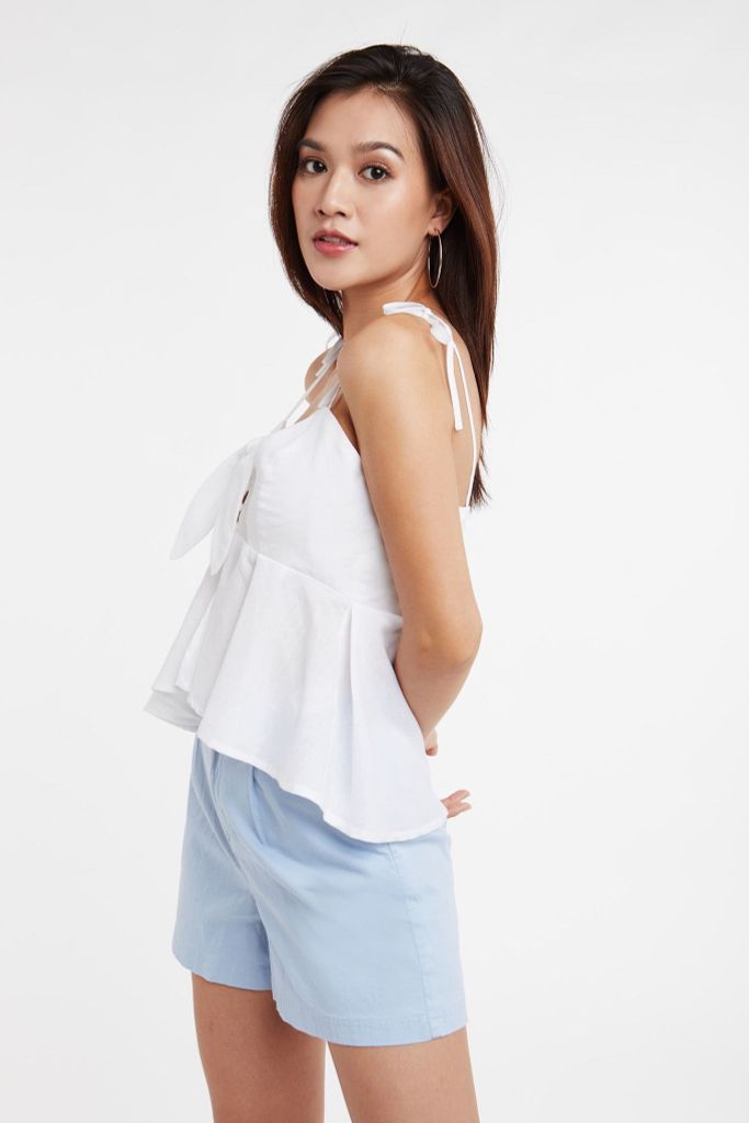 Áo Kiểu Hai Dây Linen Nữ N&M 2002046