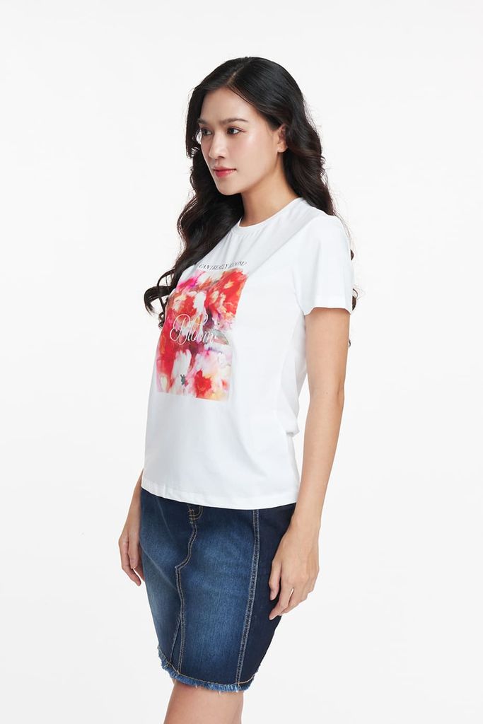 Áo thun Graphic Nữ Cotton NINOMAXX 2206022