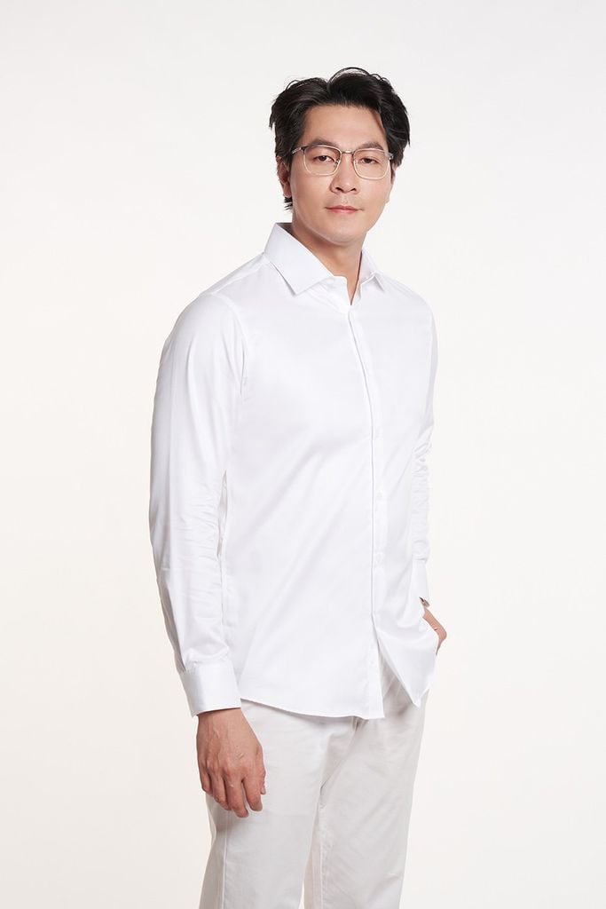 Áo sơ mi Basic Nam tay dài 2406003