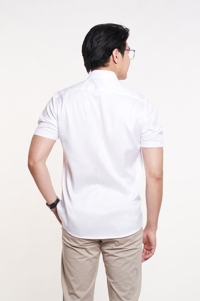 Áo Sơ Mi Nam Cotton Tay Ngắn N&M 2406004