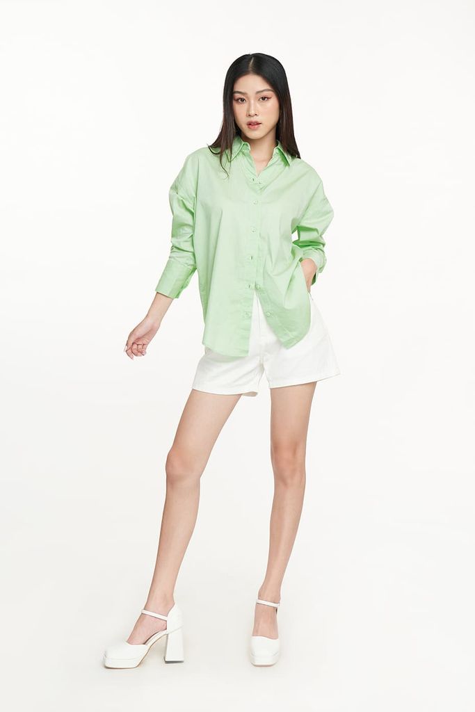 Quần short Jean Nữ NINOMAXX 2209016