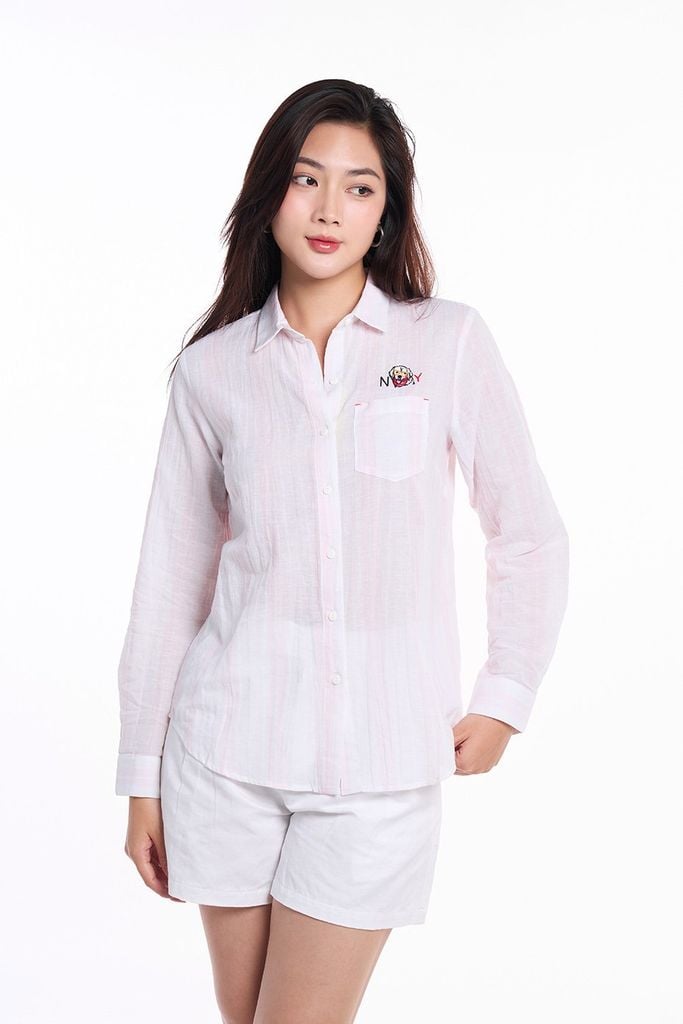 Áo sơ mi thời trang Nữ NINOMAXX 1901002