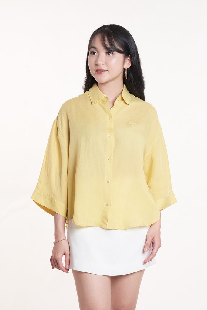 Áo Sơ Mi Thời Trang Nữ Tay Lửng 2407026