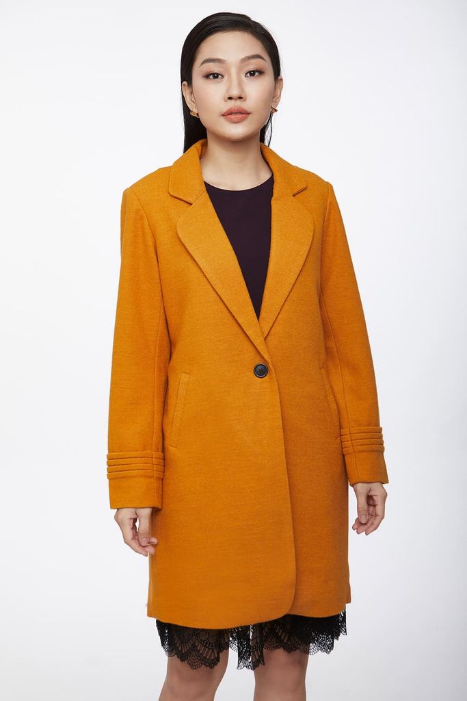 Áo Khoác Dạ Măng Tô Nữ N&M 1906044