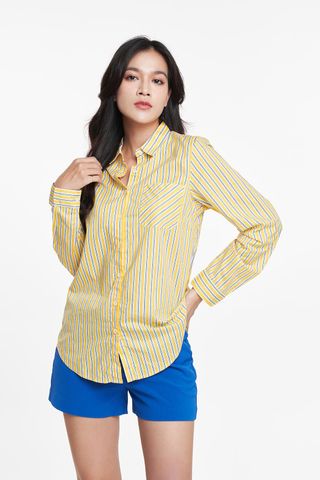 áo sơ mi nữ sọc caro  AM1098  thoitrangxitincom