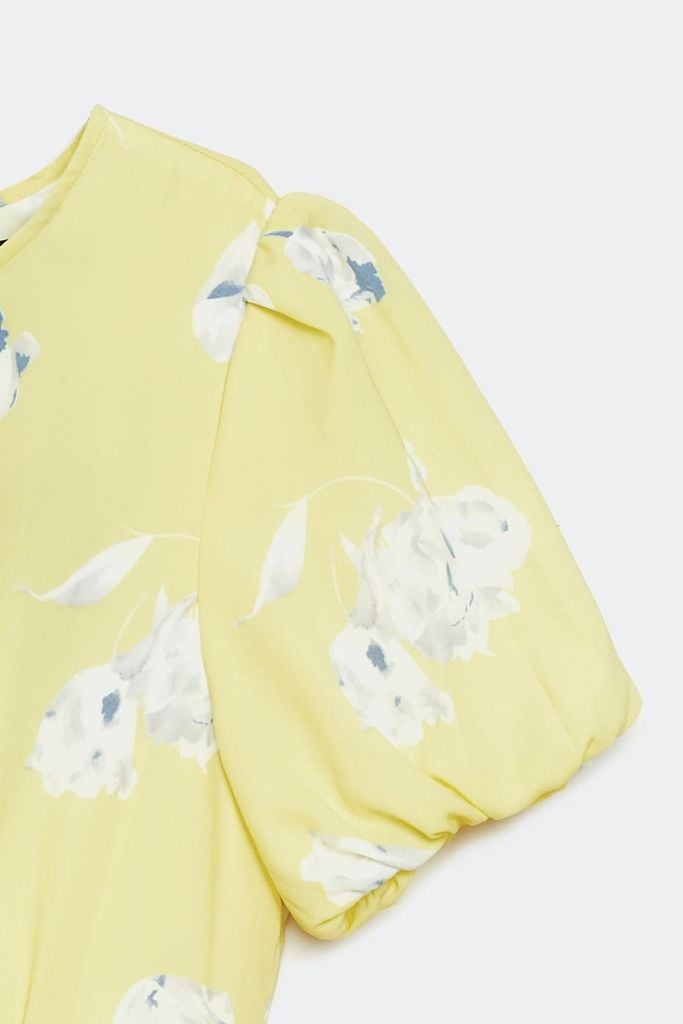 Đầm Thời Trang Nữ Họa Tiết Hoa Eo Thun Co Giãn N&M 2308011