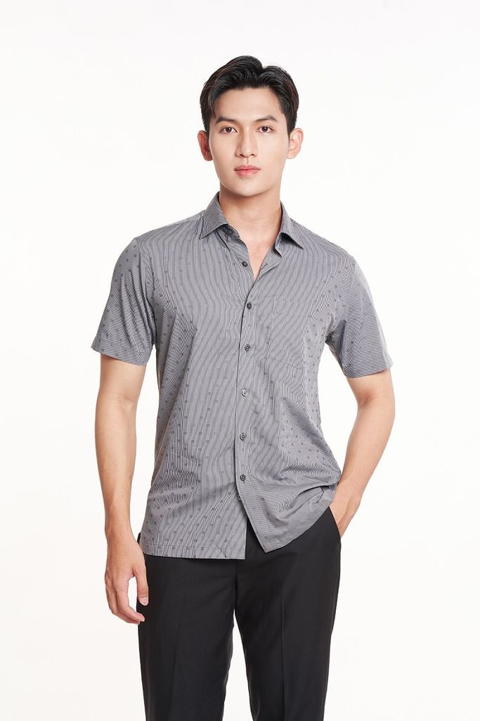 Áo sơ mi sọc Nam N&M 2208037