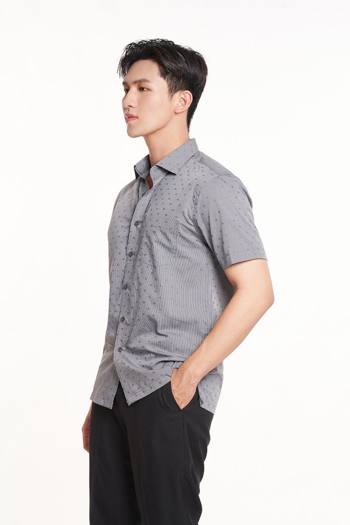 Áo sơ mi sọc Nam N&M 2208037