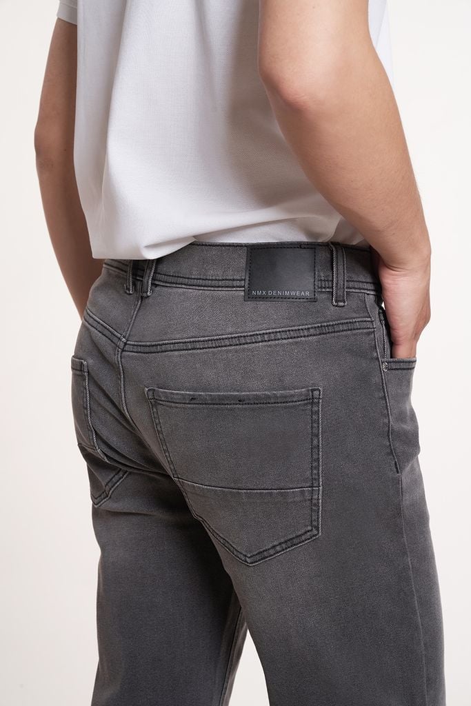Quần jean Basic Nam ống suông 2208061