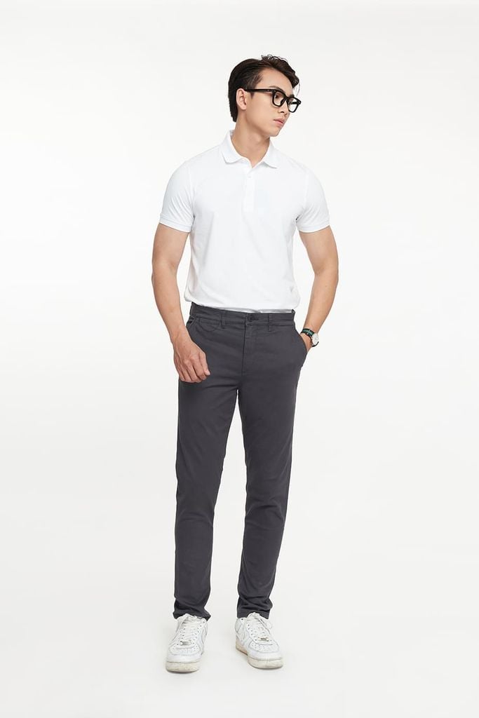 Quần Kaki Basic Nam form Slim fit N&M 2203052