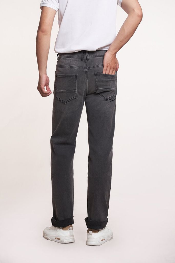 Quần jean Basic Nam ống suông 2208061