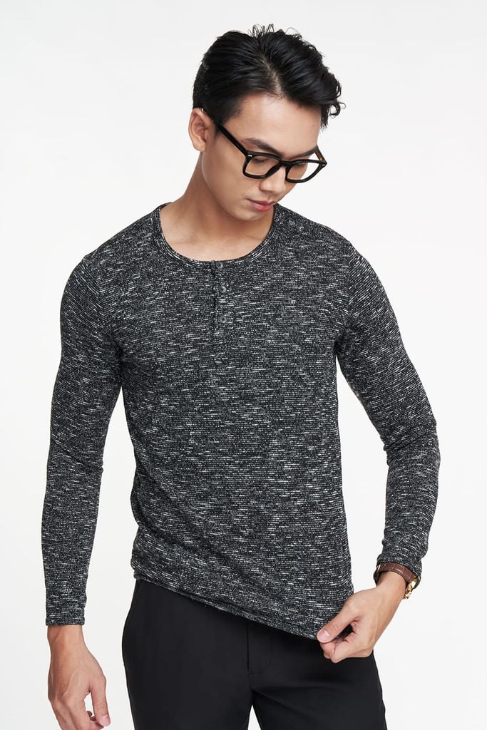 Áo Sweater Nam Cổ Tròn Tay Dài N&M 1908033