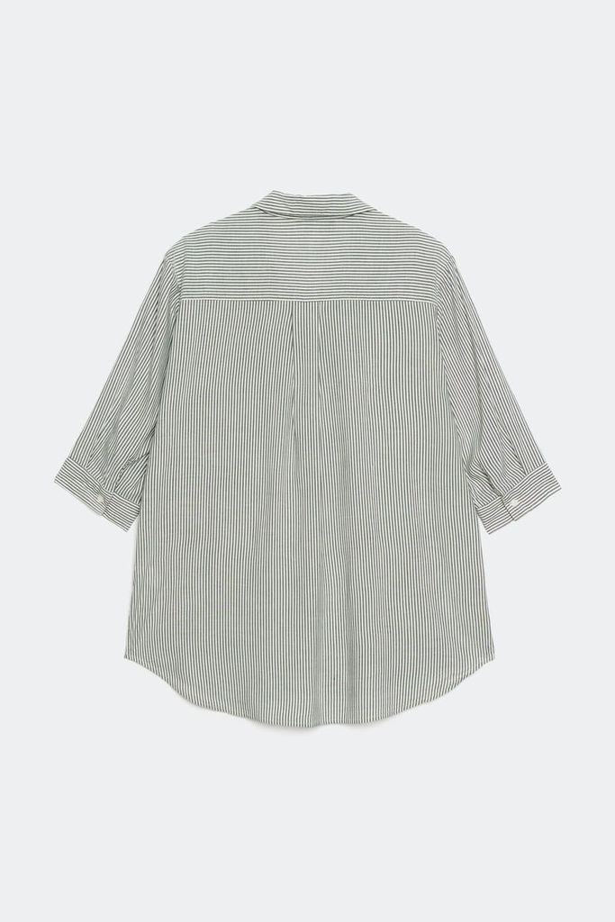 Áo sơ mi thời trang Nữ tay lửng N&M 1810176