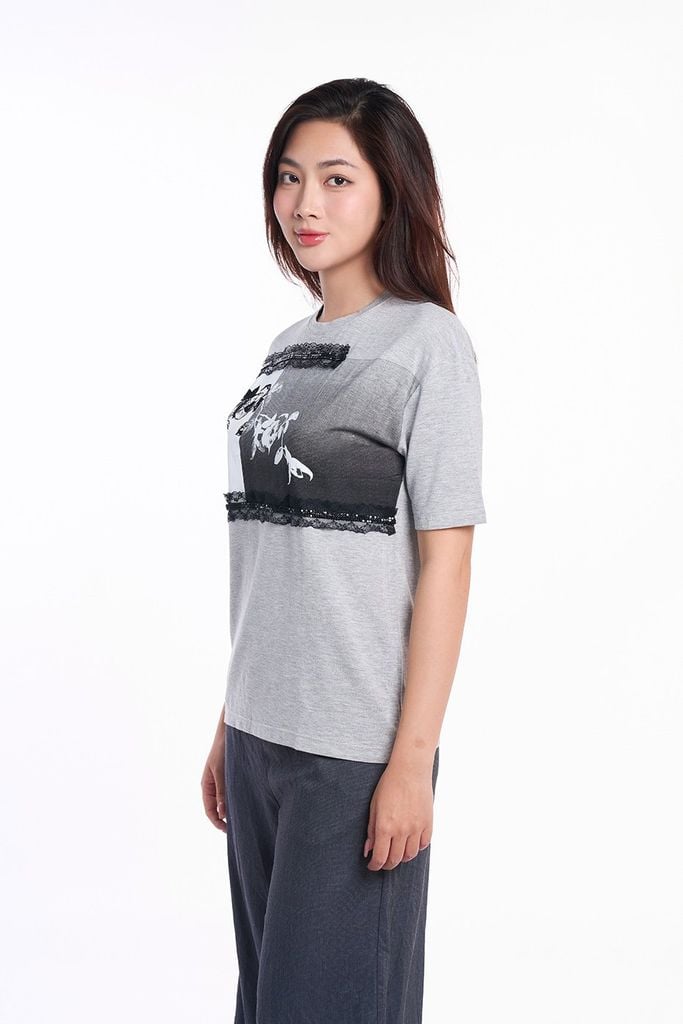 Áo Thun Graphic Nữ N&M 1808056
