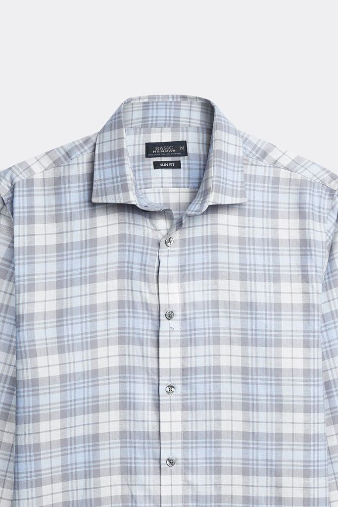 Áo Sơ Mi Caro Nam Cotton Chống Nhăn Tự Nhiên N&M 2110033