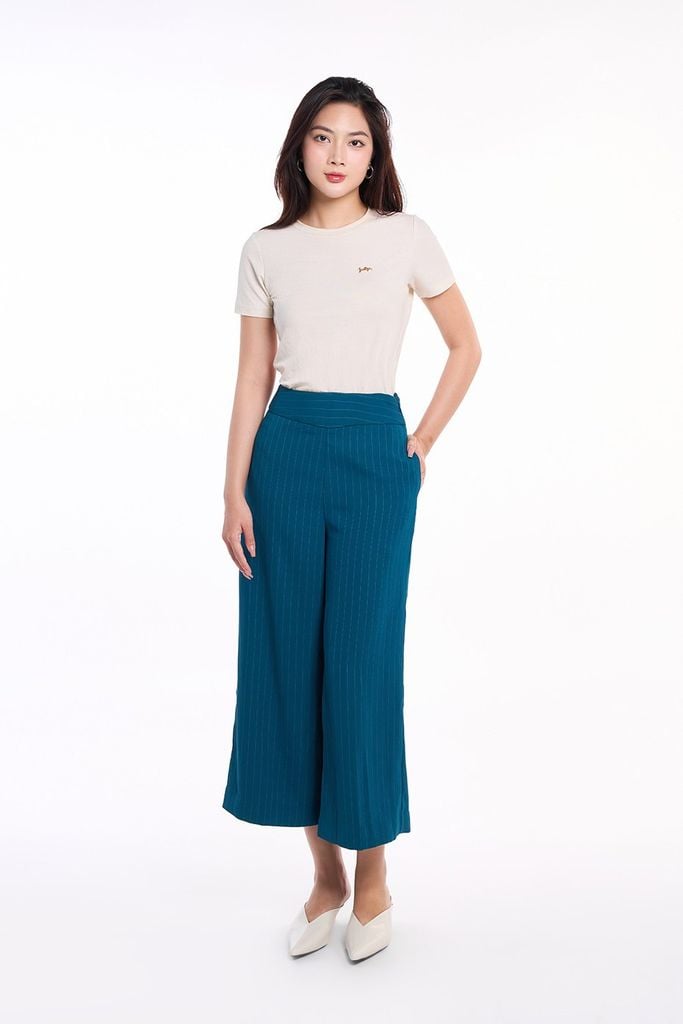 Quần Culottes ống suông Nữ N&M 1810190