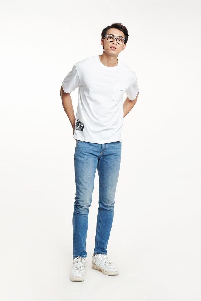 Quần jean Basic Nam dài 2207015