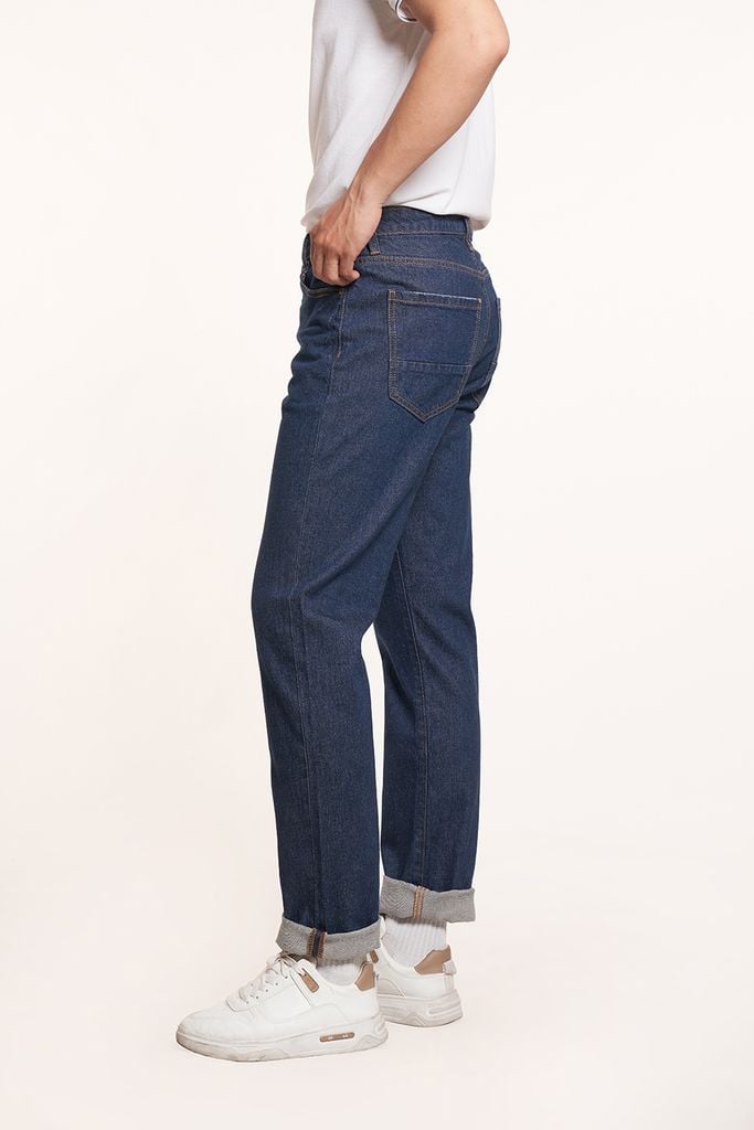 Quần jean Basic Nam ống đứng 2407021
